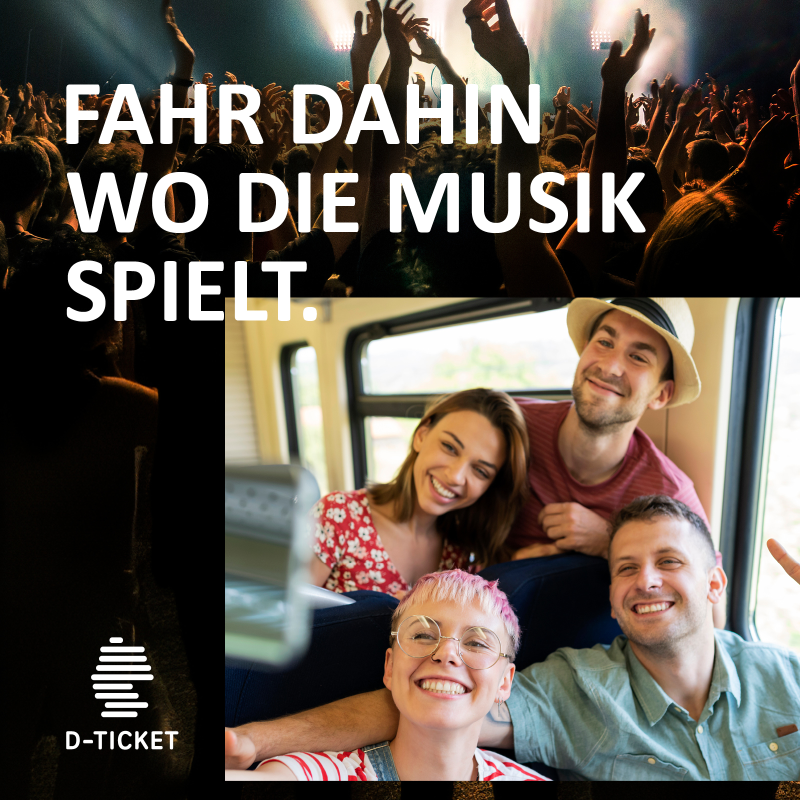Fahr dahin wo die Musik spielt. Fahr dahin wo die Musik spielt.