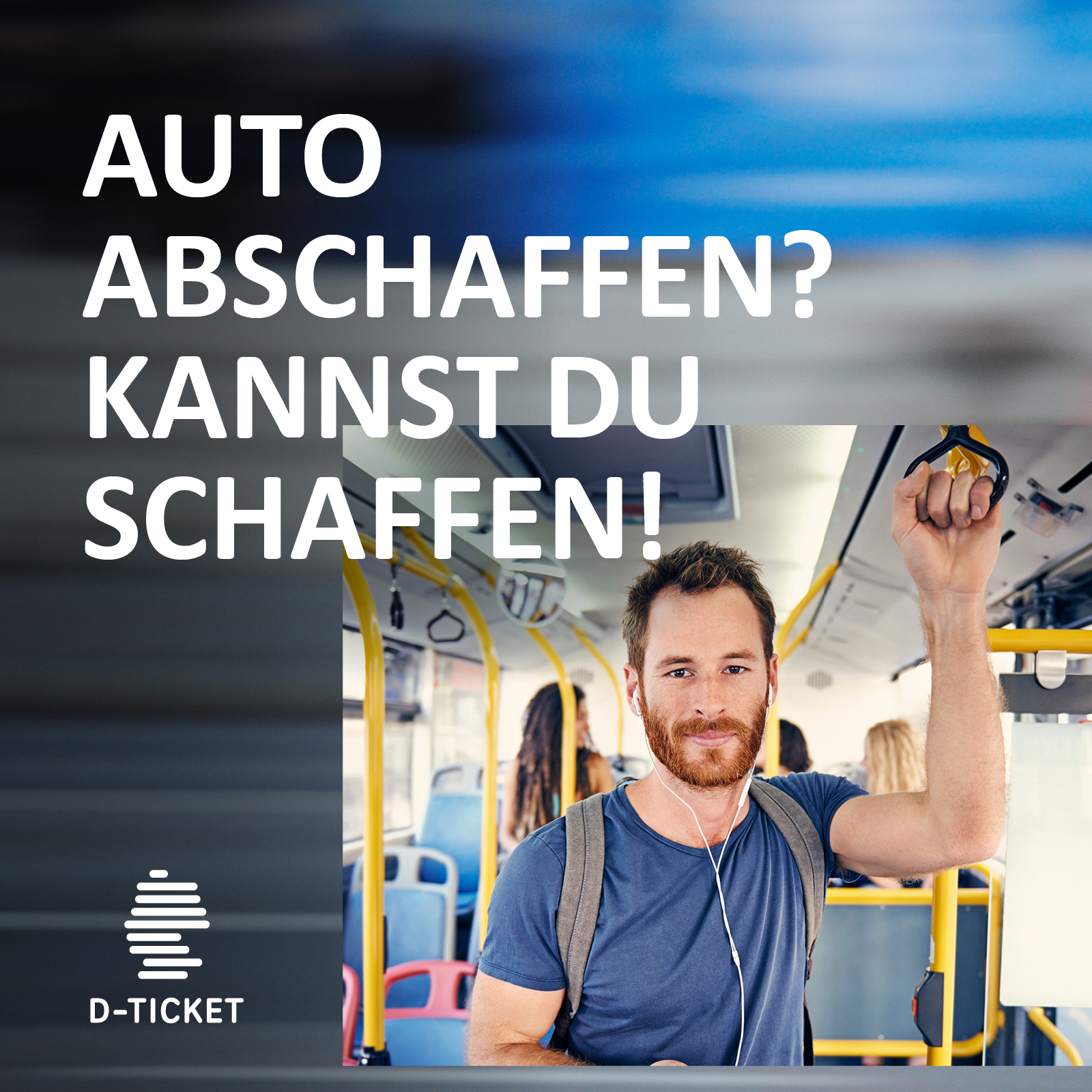 Fahre von A nach B in die Zukunft. Fahre von A nach B in die Zukunft.
