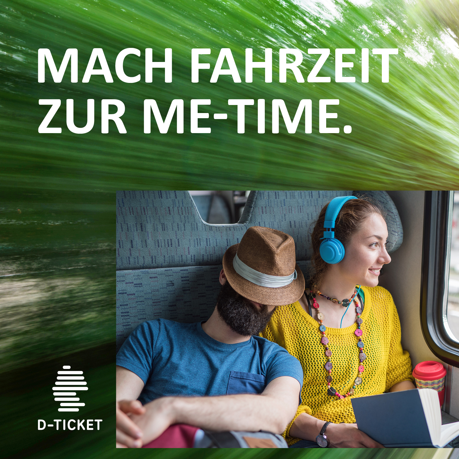 Mach Fahrzeit zur Me-Time. Mach Fahrzeit zur Me-Time.