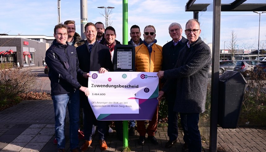 Linksrheinischer Rhein-Sieg-Kreis setzt auf Digitale Haltestellen