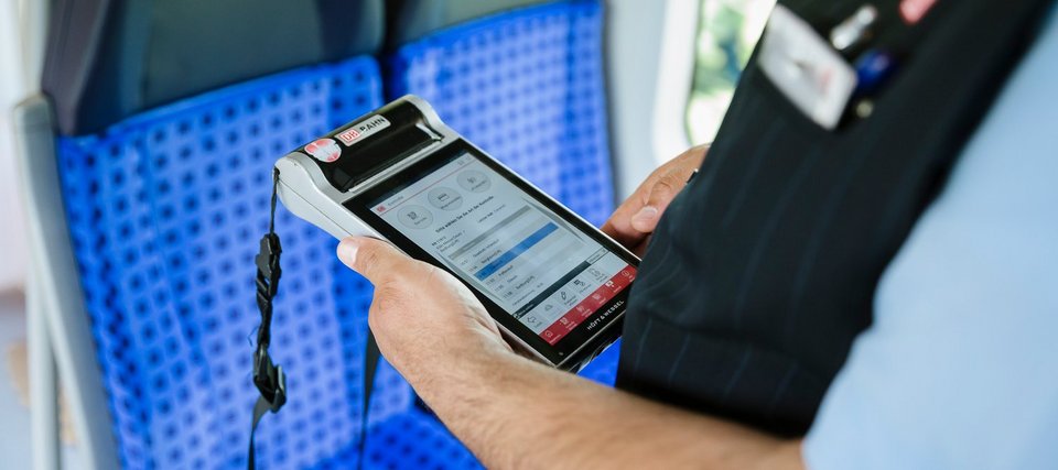 Gerät eines Ticketkontrolleurs Gerät eines Ticketkontrolleurs