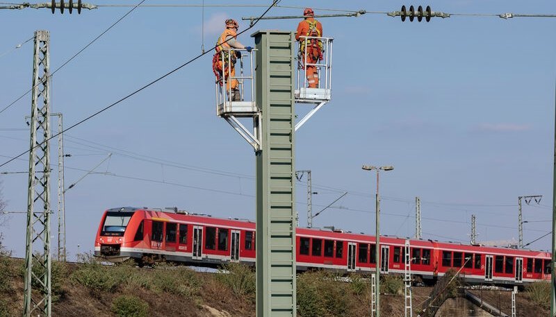 Bauarbeiten zum ESTW „Linker Rhein“