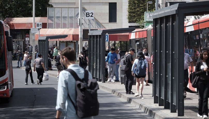 Blick auf den zentralen Busbahnhof Bonn