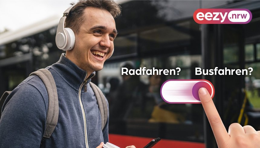 Werbemotiv eezy.nrw im VRS
