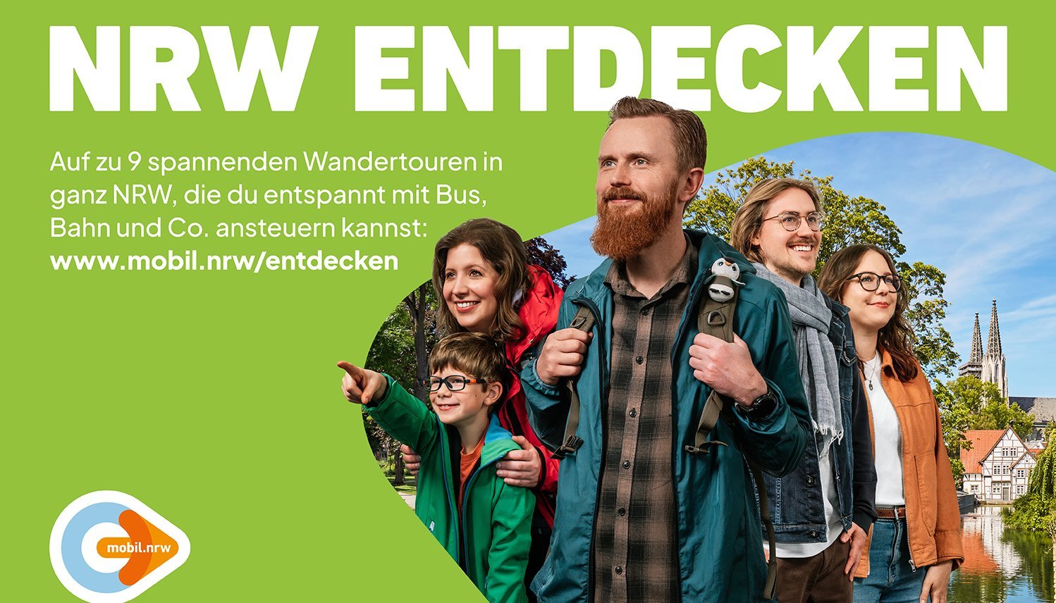 NRW entdecken - Kampagnenmotiv (© Kompetenzcenter Marketing NRW)