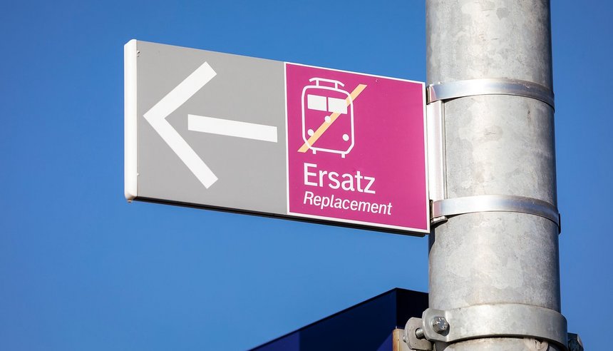 Wegeleitung Ersatzverkehr