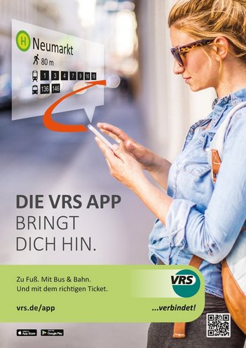 Die VRS App bringt Dich hin