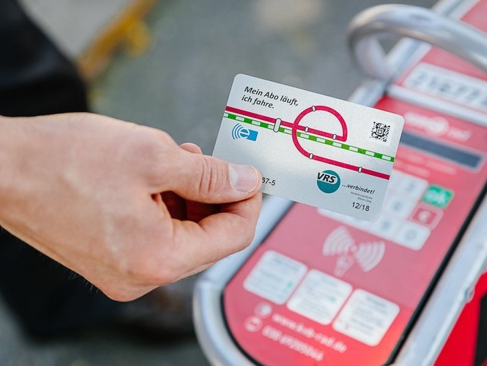 Nutzung der VRS-Chipkarte zum Öffnen eines KVB-Leihrades