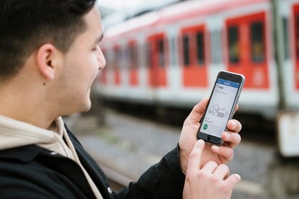 Display-Ansicht VRS eezy.nrw App