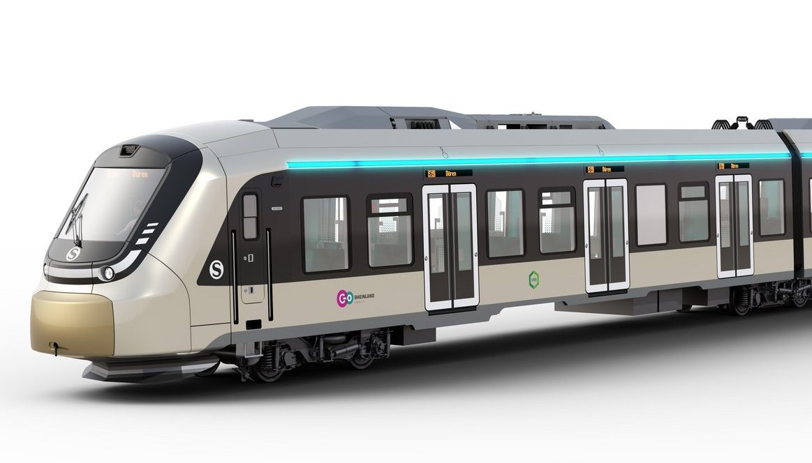 Animation einer neuen S-Bahn des Herstellers Alstom