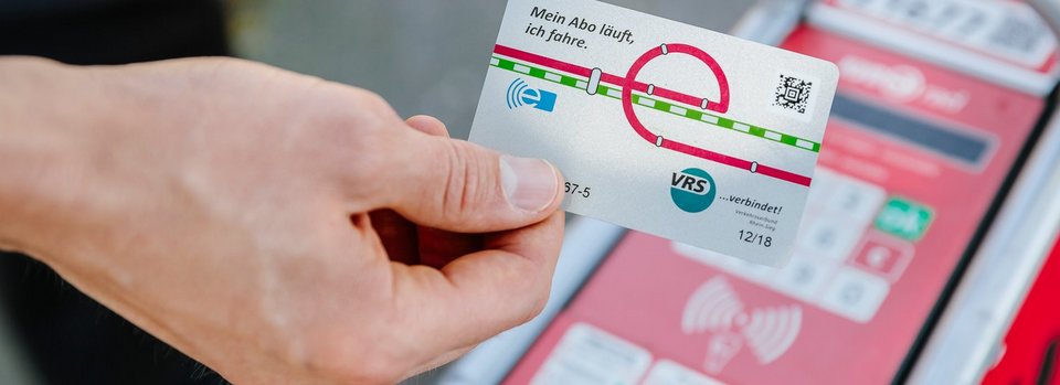 VRS Chipkarte zum Öffnen eines Leihrades
