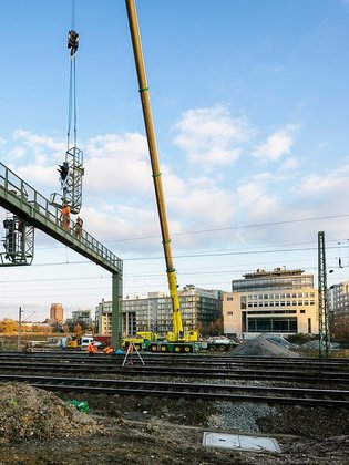 Noch bis 10. Februar Einschränkungen durch Bauarbeiten auf der linken Rheinstrecke