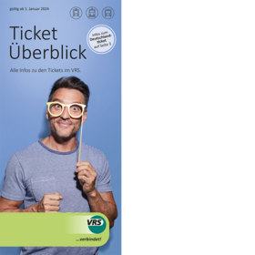 Broschüre Ticketüberblick - Titelseite