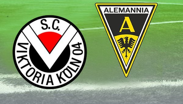 Logos von SC Viktoria Köln und Alemannia Aachen (Grafik) Logos von SC Viktoria Köln und Alemannia Aachen (Grafik)