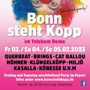 Bonn steht Kopp - Tickets zu gewinnen