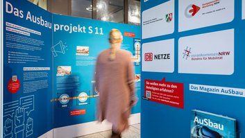 Ausstellung und Bürgersprechstunde zum Ausbau der S-Bahn im Stadthaus Deutz